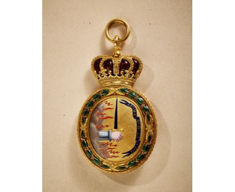Ausländische Orden & Ehrenzeichen - Grossbritannien : Geschenkdekoration des Prinzregenten (König Georg IV.) von Großbritanni