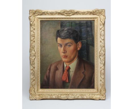 IAN CAMPBELL (Scottish 1902-1983), Portrait of a Young Man, head and shoulders, oil on canvas laid on board, signed and dated