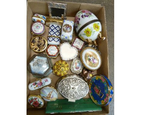Trinket pots, etc., including del Prado