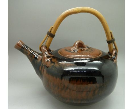 A stone ware teapot, The Friars Pottery, Aylesford