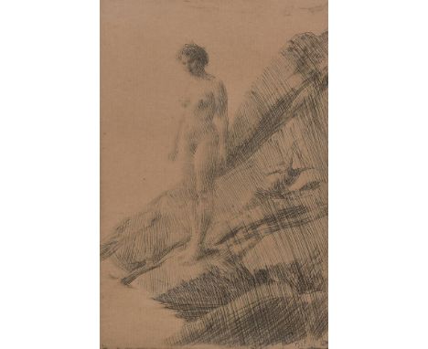 
	
		ANDERS ZORN (SWEDISH 1860-1920)
		EDO (ASPLUND 214)
		Etching, 1907
		Signed in pencil
		Plate: 18 x 11.5cm (7 x 4½ in.)