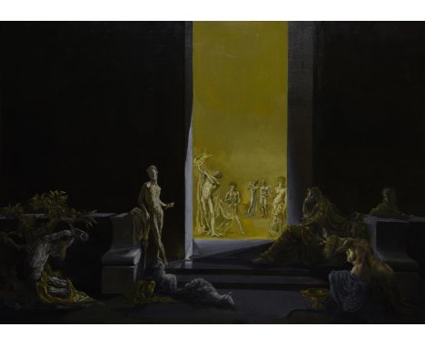 
	
		λ&nbsp;ROBIN IRONSIDE (BRITISH 1912-1965)
		APOLLO &amp; MARSYAS
		Oil on canvas laid to board 
		99 x 136cm (38¾ x 53½ 
