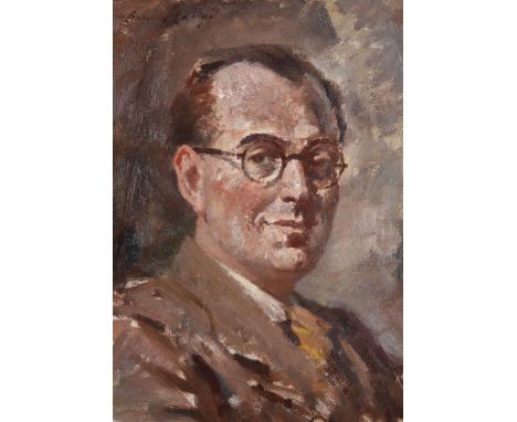 
	
		λ&nbsp;EDWARD SEAGO (BRITISH 1910-1974)
		PORTRAIT OF CYRIL FLETCHER 
		Oil on board
		Signed (upper left)
		39.5 x 28.5