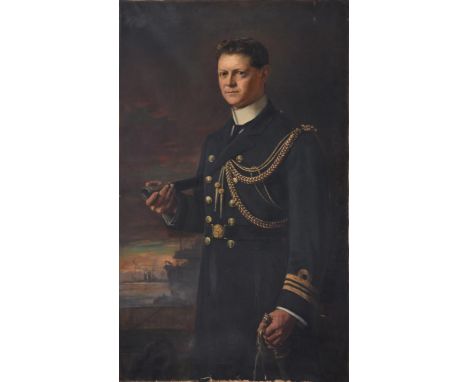 
	
		λ&nbsp;FRANK WATSON WOOD (BRITISH 1862-1953)
		PORTRAIT OF A LIEUTENANT COMMANDER ROYAL NAVY ATTACHÉ, POSSIBLY SIR SOMER