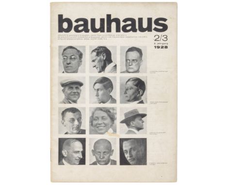 Bauhaus - - Bauhaus. Zeitschrift für Gestaltung. 2. Jg. (1928), Heft 2/3. Herausgeber Hannes Meyer. Schriftleitung: Ernst Kál