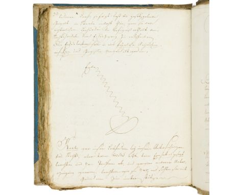 Wyttenbach, Johann Hugo. Philosophische Rechtslehre oder Naturrecht. Anonyme Vortragsnachschrift. 15 nummerierte Hefte in 1 B