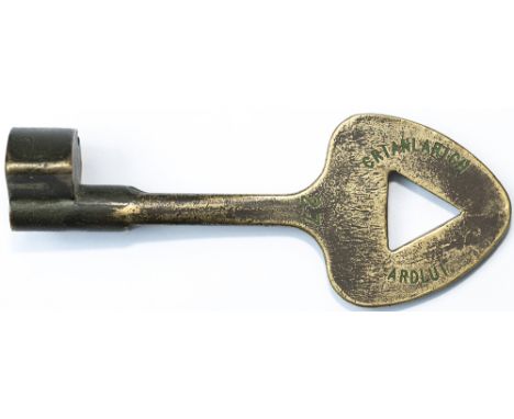 Tyers No 12A bronze single line key token CRIANLARICH - ARDLUI. Configuration C, from the former North British Railway sectio