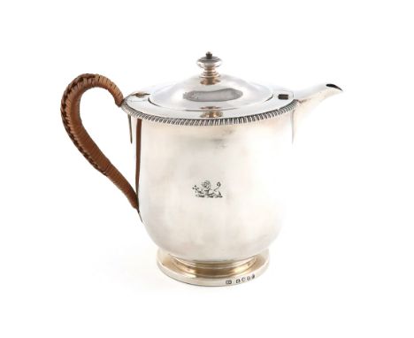 Please note: the  date should read 1813 not 1913 as previously catalogued.A George III silver argyle, by Robert Garrard, Lond