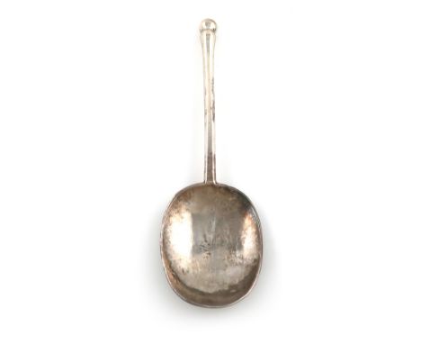 A mid-17th century silver Horse Hoof spoon, maker's mark only, that of Stephen Venables, London circa 1659, the reverse of th