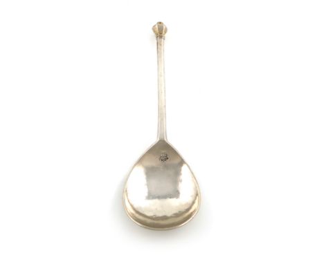 A rare late-15th century Provincial silver Hexagonal Knop spoon, marked once to the bowl with an unascribed mark, circa 1494,