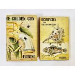 Fleming, Ian "The Man with the Golden Gun", Jonathan Cape 1965, decorated ep, black cloth, gilt