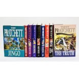 Pratchett, Terry - nine signed and dedicated first editions to include "Jingo" Victor Gollancz 1997,