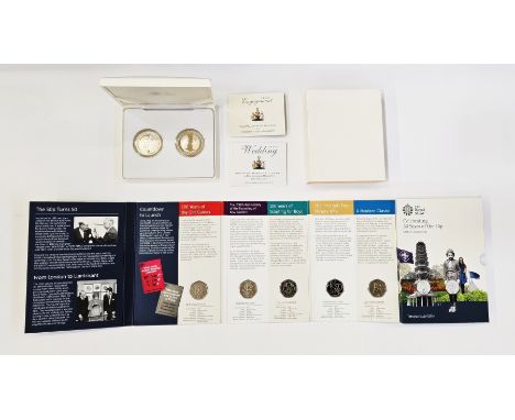 Kew Gardens 50p within the celebrating 50 years of the 50p Brilliant Uncirculated Coin Set, 5 coins in total including Sub Mi