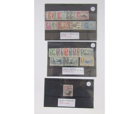 Br Empire stamps: QV-QEII issues, mint &amp; used, mainly definitive of various countries and territories including Antigua, 