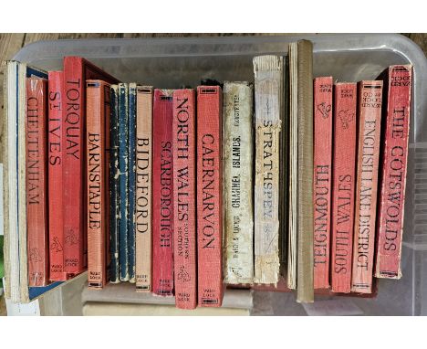 Quantity of Ward Locke illustrated guide books to include the Cotswolds, the English Lake District, South Wales, Teighmouth a