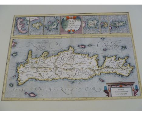 Partially hand coloured map of The West Indies, plate CCLV, inscribed 'Encyclopeadie Brittanica 1797' verso, 29cm x 18.5cm ex