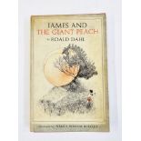Dahl, Roald "James and the Giant Peach, a Children's Story", illustrated by Nancy Ekholm Burkert,