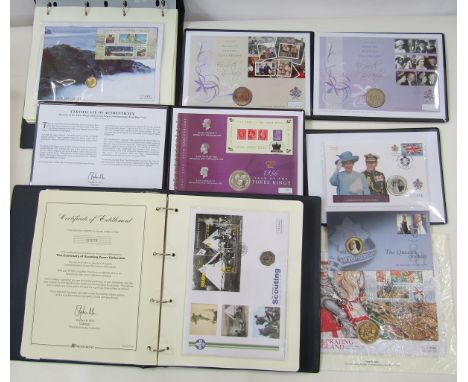 GB &amp; World stamps: Large box of over 25 Westminster limited edition numismatic-philatelic covers including &ldquo;Three k