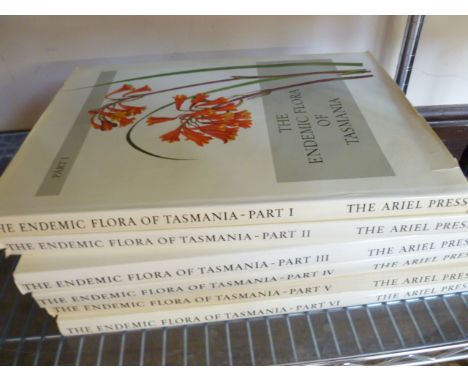 Stones, Margaret ( ills.) and Curtis, Winifred "The Endemic Flora of Tasmania" Ariel Press&nbsp; 1967, six vols, dustwrappers