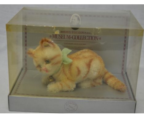 Steiff Museum Collection ltd. ed. 0104/10 replica 1928 tabby cat 
