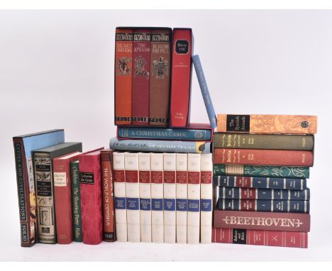 Folio Society - a collection of works printed by the Folio Society in the 1990s &amp; 2000s, some presented in slipcase. The 