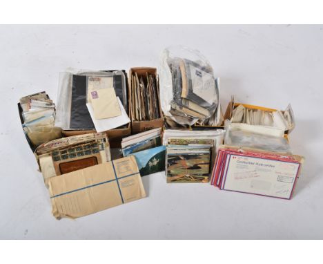 A large collection of mid - late 20th century British &amp; foreign stamps, covers, first day covers, airmail etc. To include