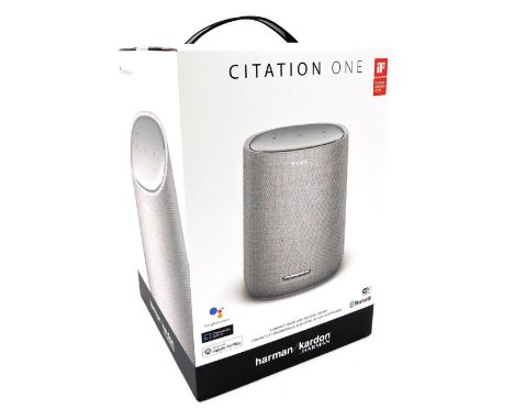 A Harman Kardon Citation One wireless speaker, boxed. 