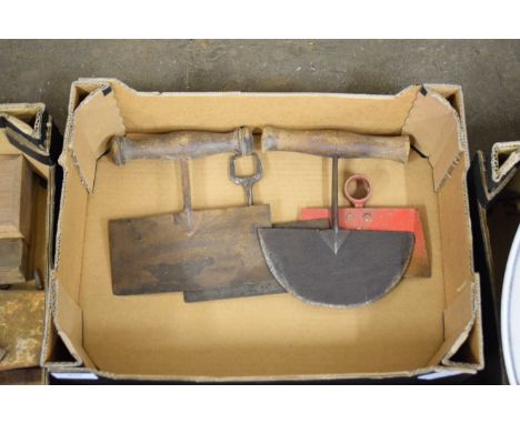 BOX OF VINTAGE HERB CHOPPERS