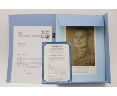 A LIMITED EDITION ROYAL AIR FORCE JUBILEE, 950 SETS OF FOUR PORTRAITS by Eric Kennington, each signed by the sitter, to inclu