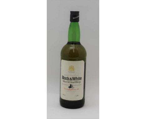 Black &amp; White Choice Old Scotch Whiskey, 43%, 1 ltr bottle 