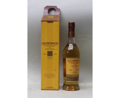 Glenmorangie Highland Single Malt Scotch Whiskey, 10 years old, boxed, 1 bottle 