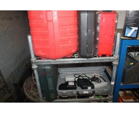 A QUANTITY OF ASSORTED POWER TOOLS