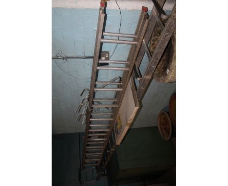 A LARGE ROOF LADDER