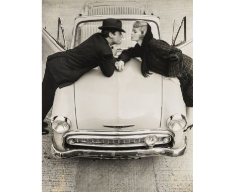 δ Norman Parkinson (1913-1990)Three Fashion Photographs: Lighting Up Cigarette; Chess Board; Arm in ArmThree gelatin silver p