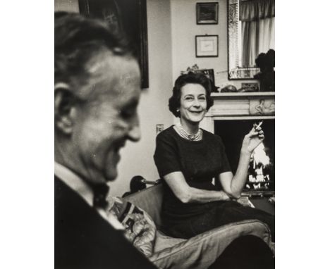 δ Norman Parkinson (1913-1990)Ian Fleming and Lady Anne Rothermere; Ian Fleming SmokingTwo gelatin silver prints, 1963, one u