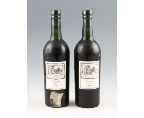 Warre 1963 Vintage Port by Berry Bros & Rudd. Fill level very top shoulder, very good labels & capsules. 2 bottles