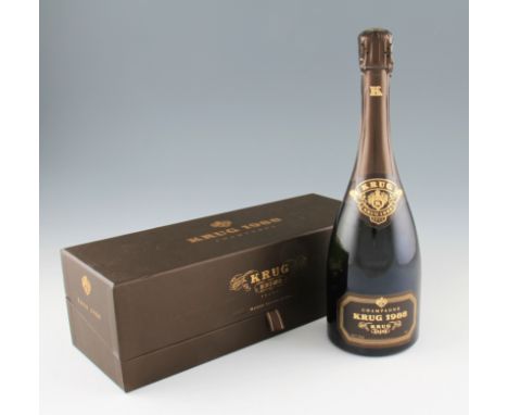 Krug 1988 Vintage Champagne. Gift boxed