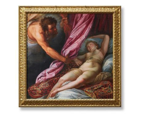 ABRAHAM JANSSENS VAN NUYSSEN (FLEMISH 1575-1632) JUPITER AND SEMELEOil on canvas 126 x 126cm (49½ x 49½ in.)Provenance:Sale, 