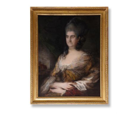 THOMAS GAINSBOROUGH (BRITISH 1727-1788)COUNTESS IN A GOLD DRESS Oil on canvas 91.4 x 71.1cm (35 x 27 in.)Provenance:Private C