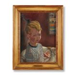λ STANLEY SPENCER (BRITISH 1891-1959), PORTRAIT OF ANDREW NICHOLAS FRANK (AGED 2 1/2 YRS) RESTING