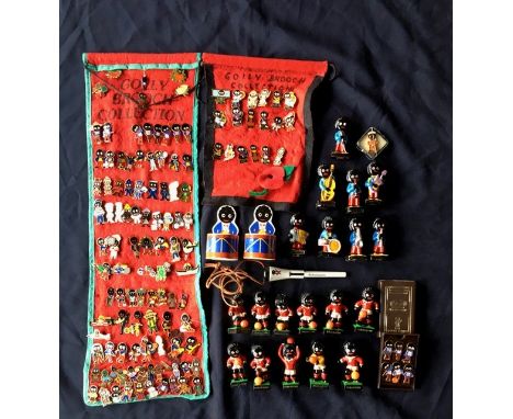 A large collection of Robertsons Golly badges on 2 scrolls together with Golly figures (qty) Notice from the the-saleroom.com