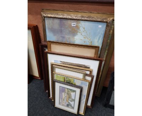 QUANTITY OF PRINTS, PICTURES AND WATERCOLOURS 