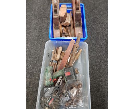 2 GOOD BOX LOTS OF JOINERS/CARPENTERS TOOLS 