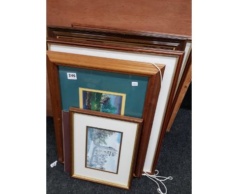 7 ASSORTED PRINTS, WATERCOLOURS &amp; PICTURES 