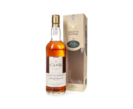 BENROMACH 1982 G&M Single Malt Scotch Whisky Distilled 15 October 1982, matured in cask no. 1335, 1341, bottled June 1996. 70