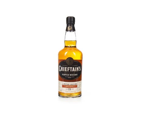 SPEYSIDE 1988 CHIEFTAINS AGED 15 YEARS Single Malt Scotch Whisky Distilled 16 May 1988, matured in hogshead cask no. 41/90, b