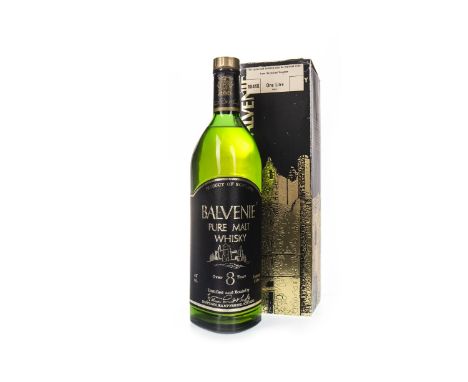 BALVENIE PURE MALT AGED 8 YEARS - ONE LITRE Single Malt Scotch Whisky One litre, 43% volume, in carton.Condition Reports:A co