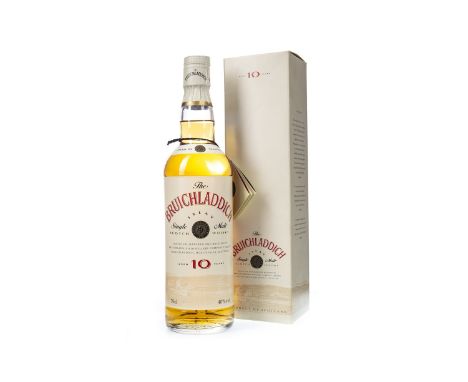 BRUICHLADDICH AGED 10 YEARS Single Malt Scotch Whisky 70cl, 40% volume, in carton.Condition Reports:A condition report on thi