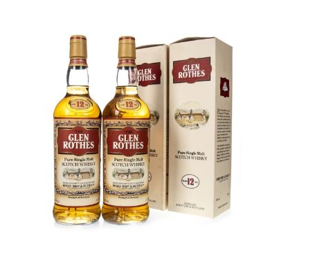 GLENROTHES 12 YEARS OLD (2) Single Malt Scotch Whisky 750ml, 43% volume, in carton. Two bottles.Condition Reports:A condition