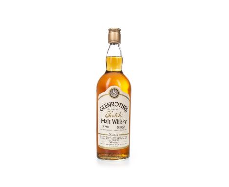 GLENROTHES G&M 8 YEARS OLD 26 2/3 FL.OZ Single Malt Scotch Whisky 26 2/3 fl.oz, 70° proof.Condition Reports:A condition repor